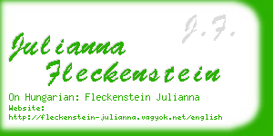 julianna fleckenstein business card